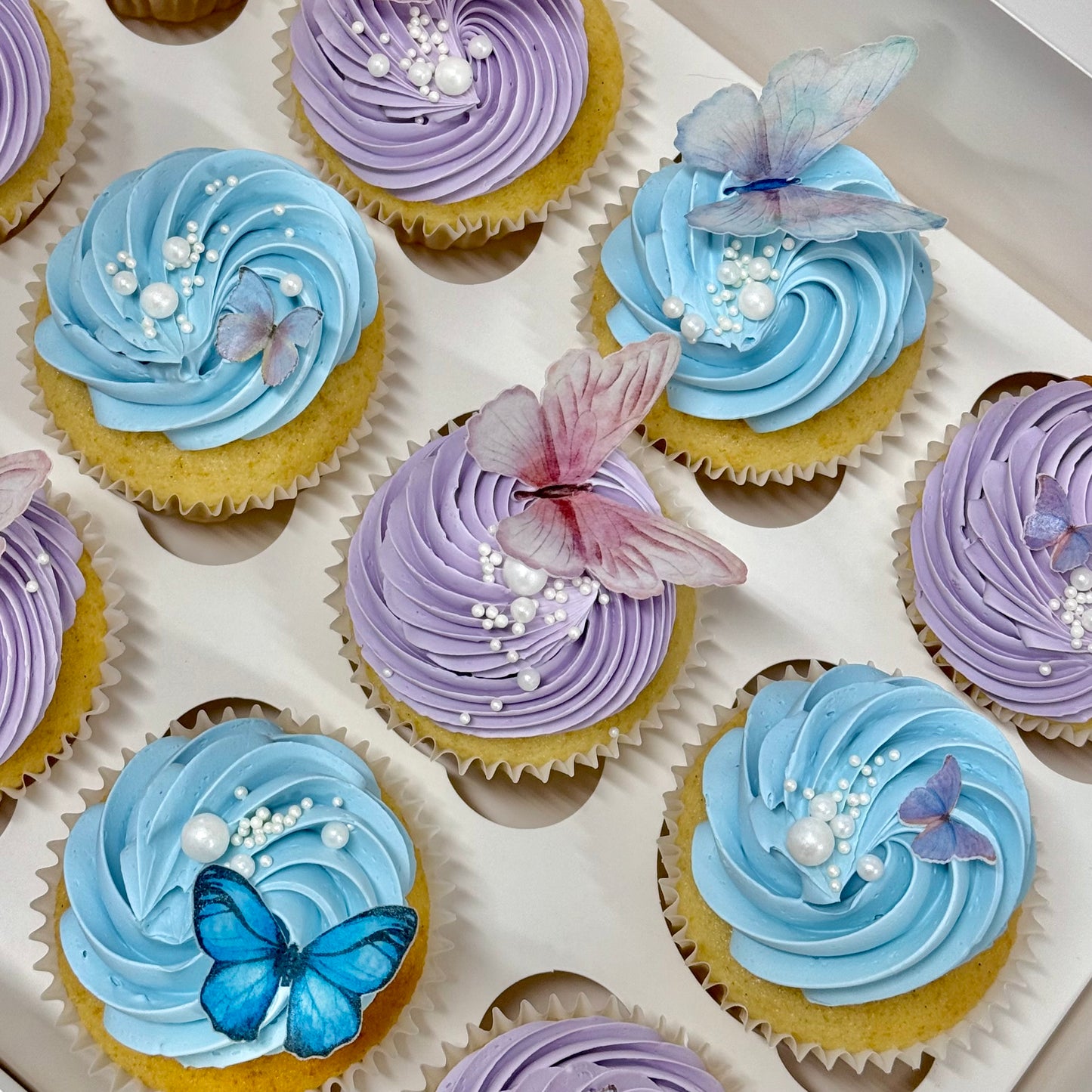 Simple Swirly Cupcakes