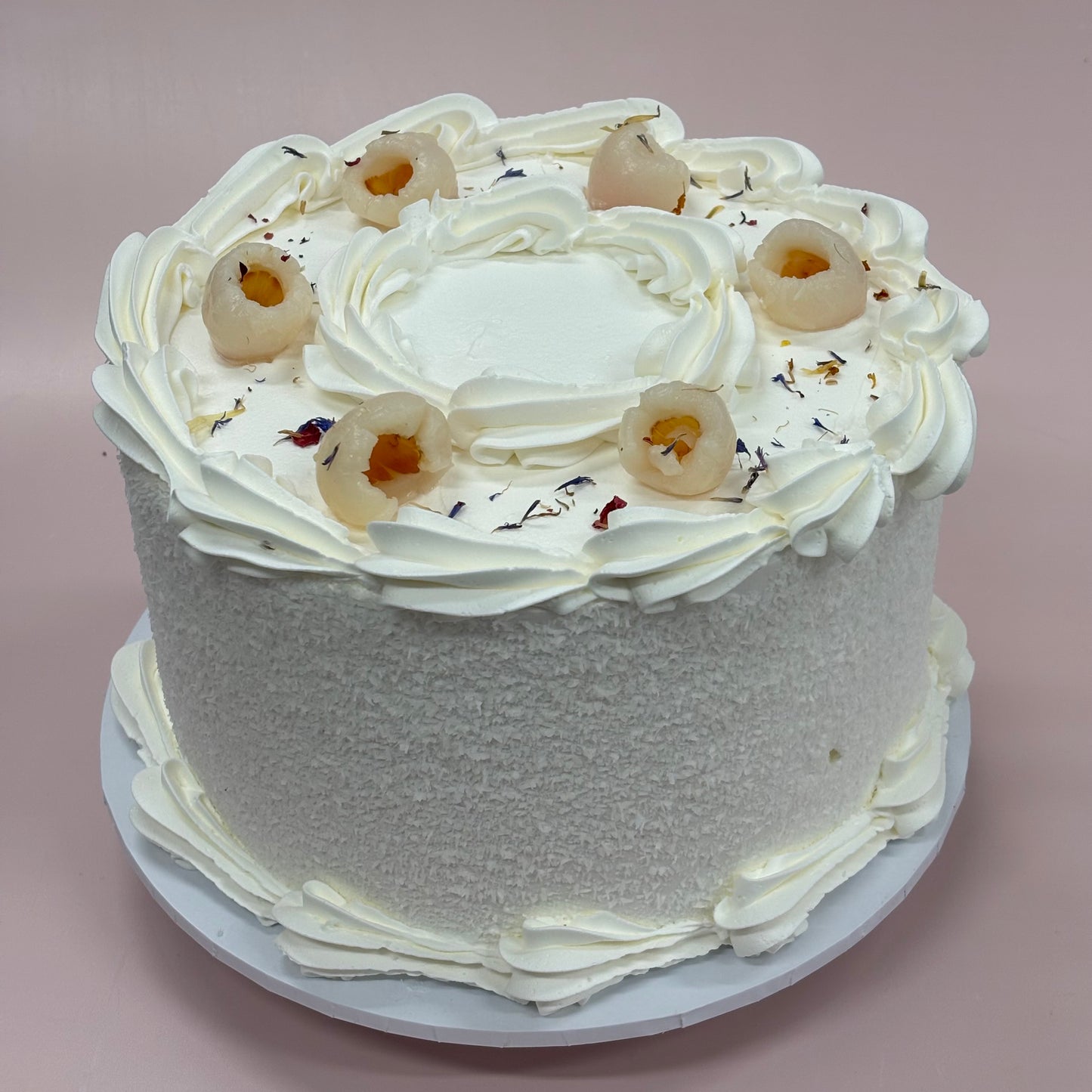 Lychee & Coconut Cake