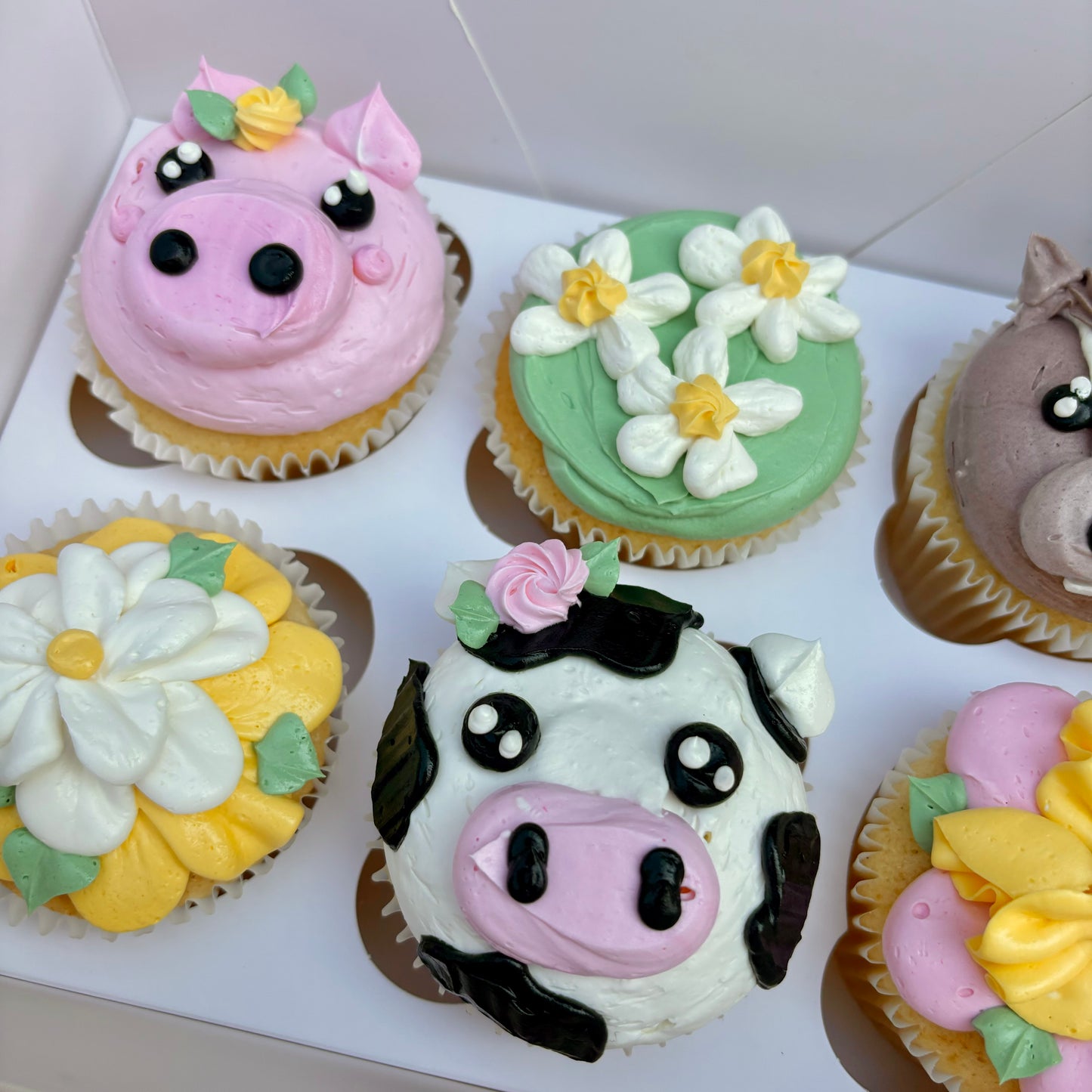 Farm Friends Cupcakes