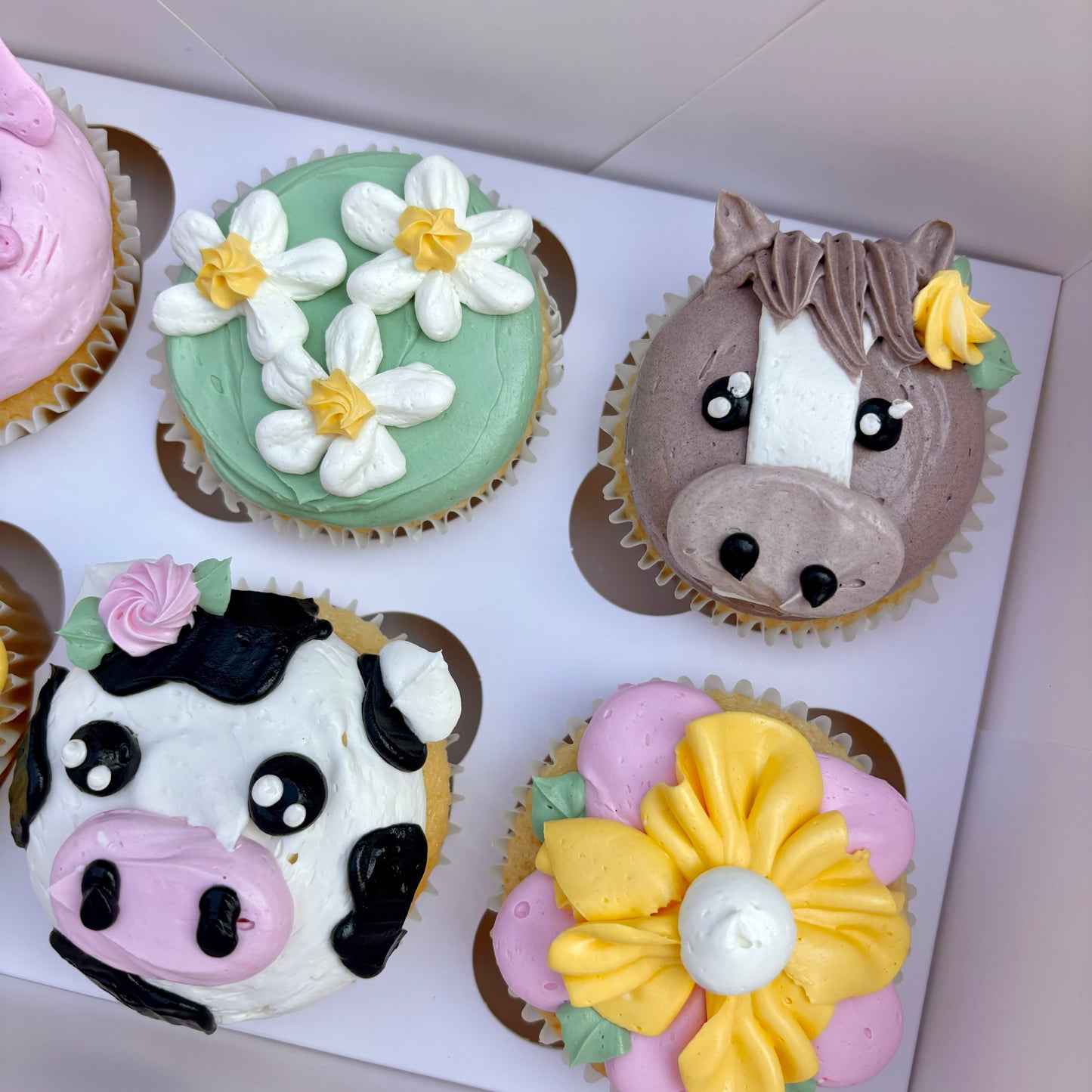 Farm Friends Cupcakes