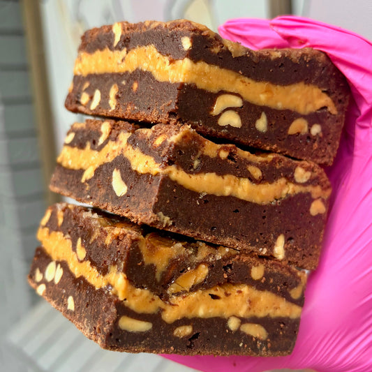 Peanut Butter Choc Fudge Brownie