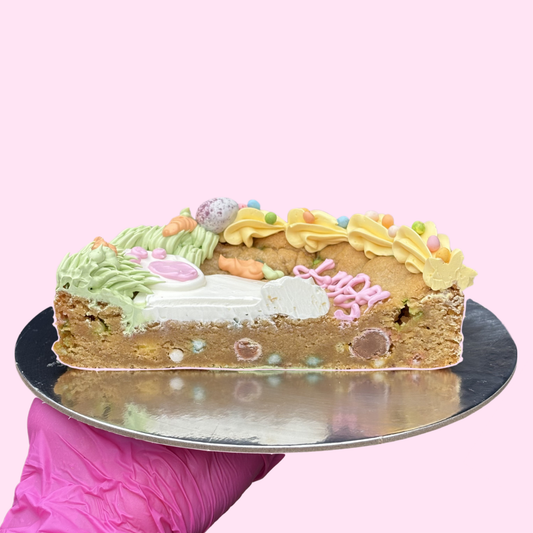 Easter Bunny's Big Decorated Cookie