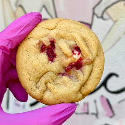 Raspberry White Chocolate Cookie