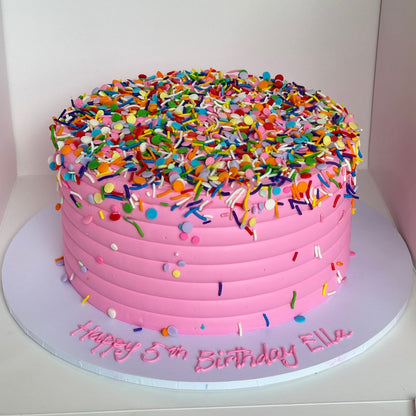 Sprinkled Delight Cake