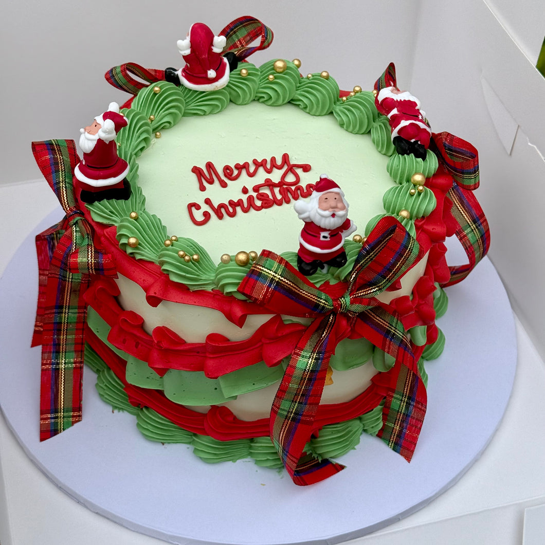 Very Merry Vintage Cake