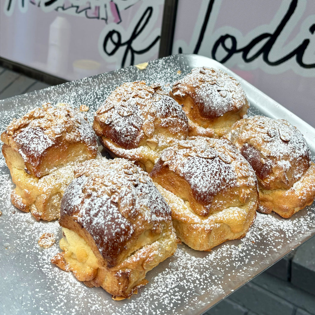 Almond Croissant Hot Cross Bun