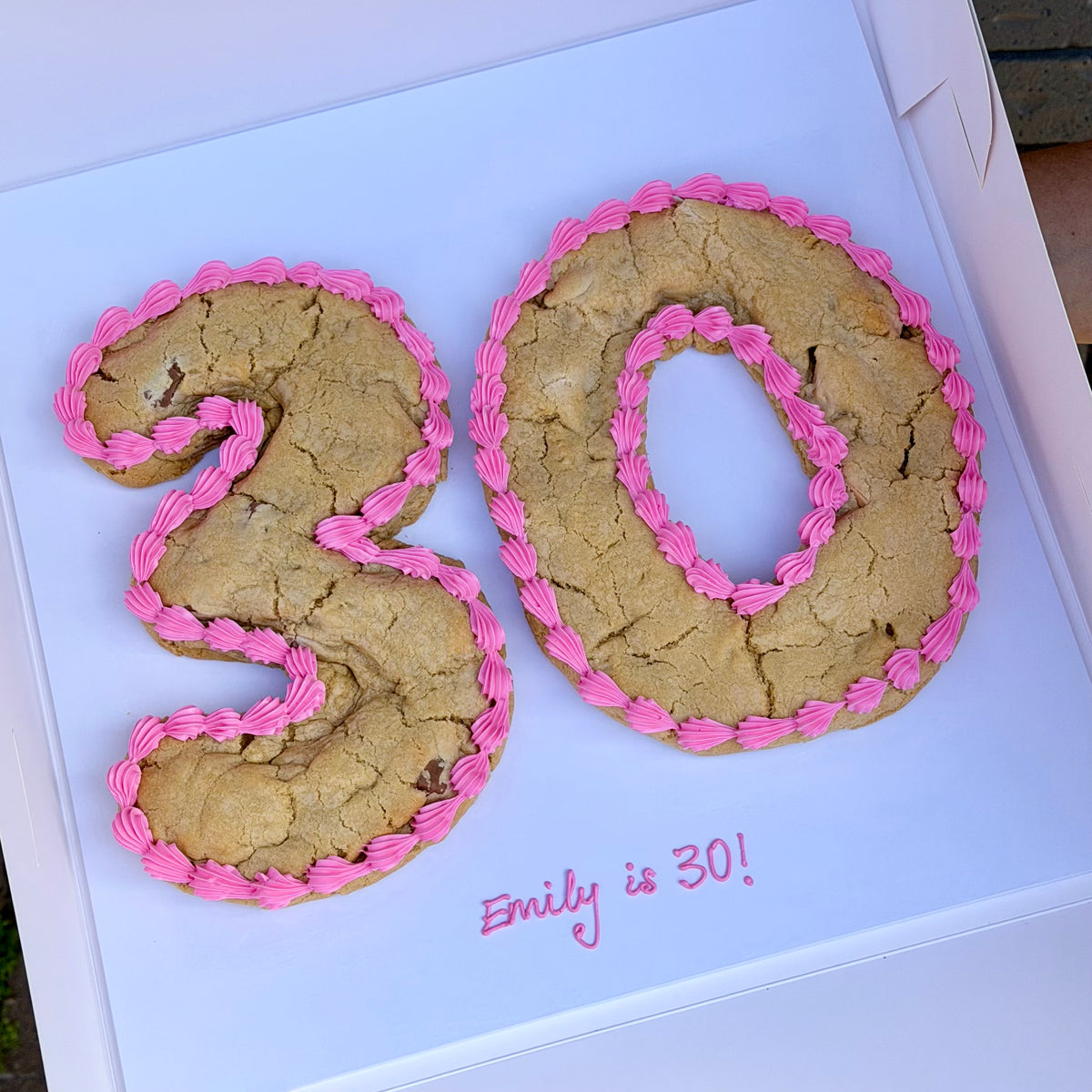 Large Letter & Number Cookies