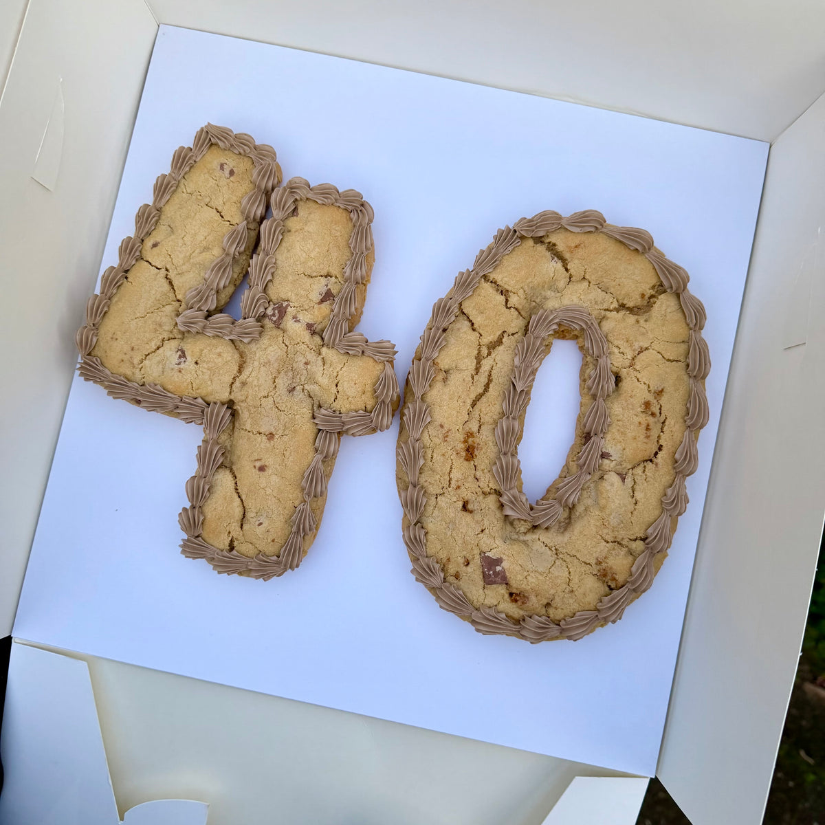 Large Letter & Number Cookies