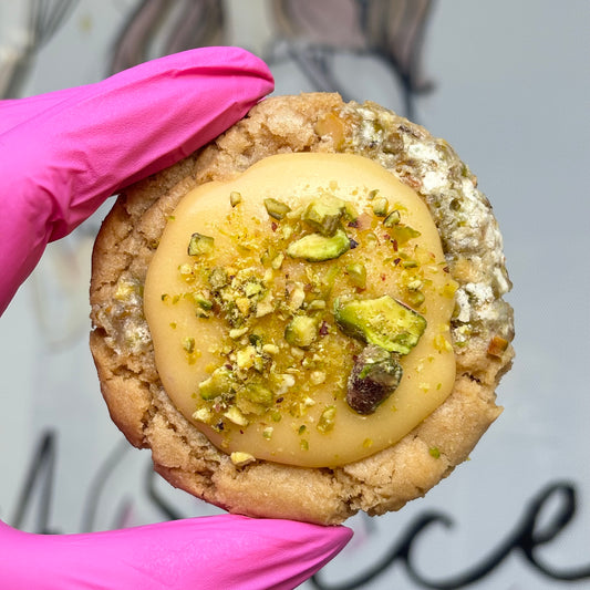 COOKIE FLAVOUR OF THE WEEK: Lemon & Pistachio