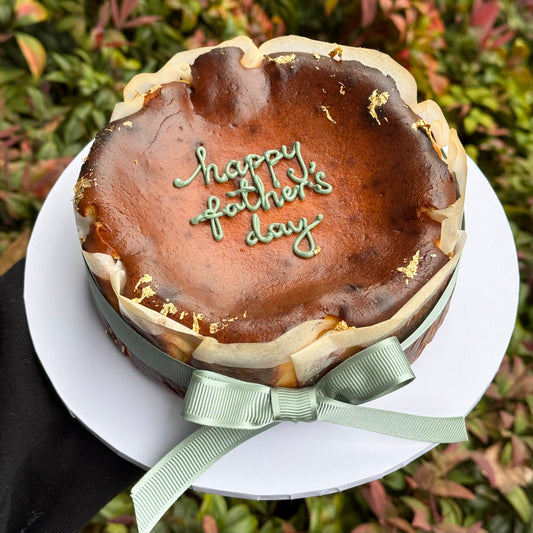 Dad's Burnt Basque Cheesecake