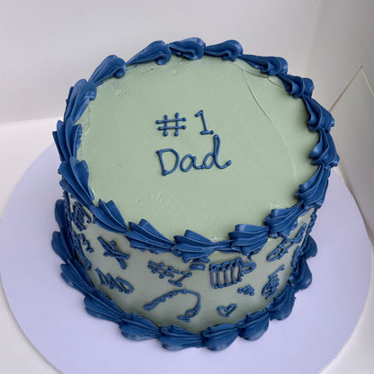 Dad's Sketch Cake