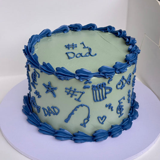 Dad's Sketch Cake
