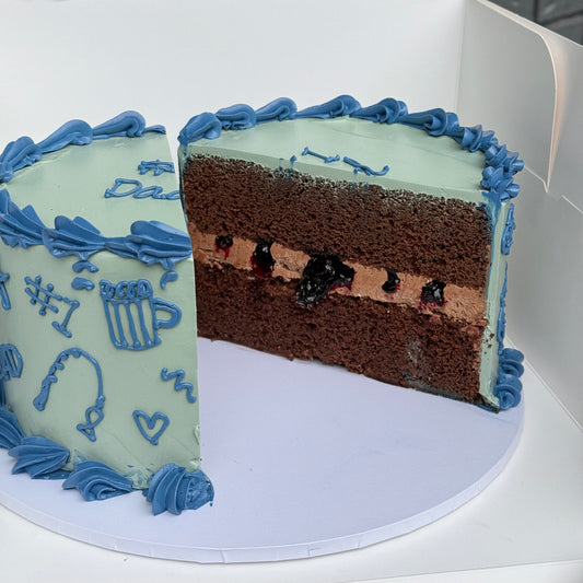 Dad's Sketch Cake