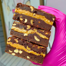 Load image into Gallery viewer, Peanut Butter Choc Fudge Brownie
