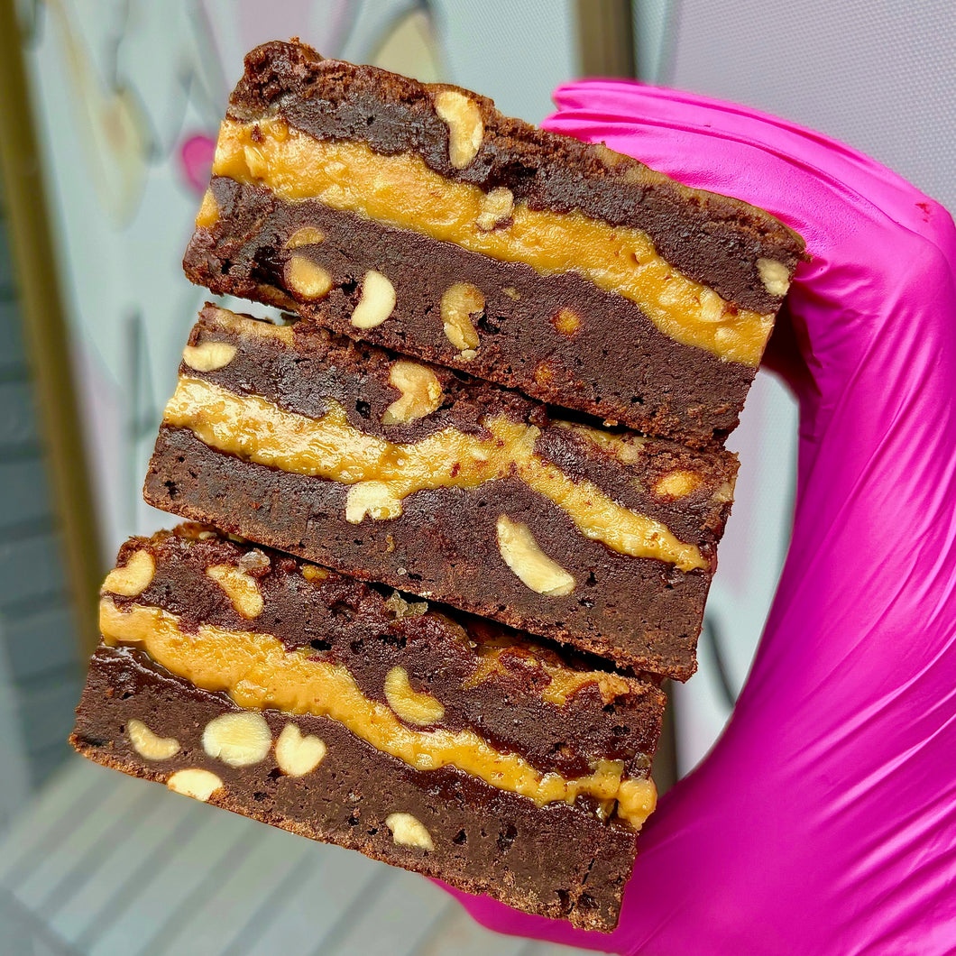 Peanut Butter Choc Fudge Brownie