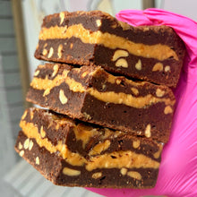 Load image into Gallery viewer, Peanut Butter Choc Fudge Brownie
