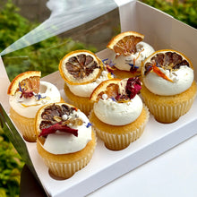 Load image into Gallery viewer, Mini Botanical Citrus Cupcakes
