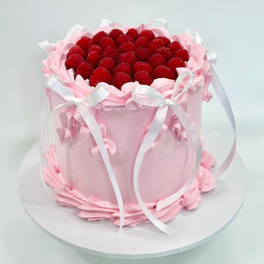Raspberry Magic Cake