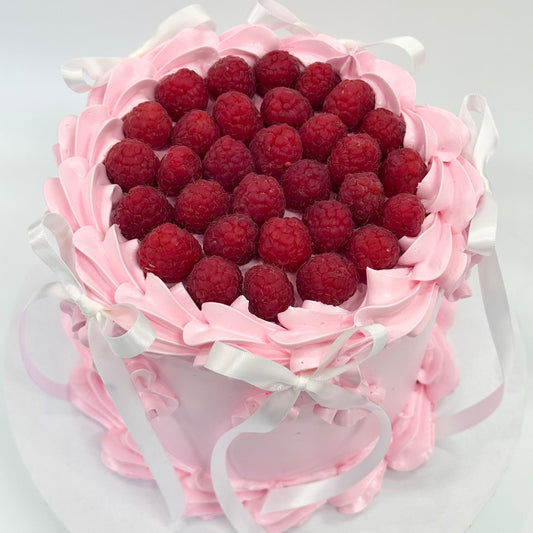 Raspberry Magic Cake