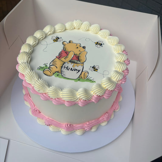 Edible Image Vintage Style Cake