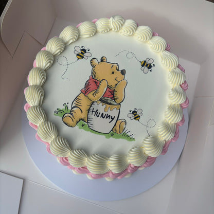 Edible Image Vintage Style Cake