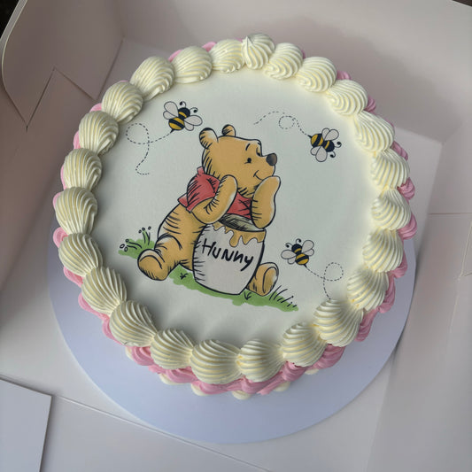 Edible Image Vintage Style Cake