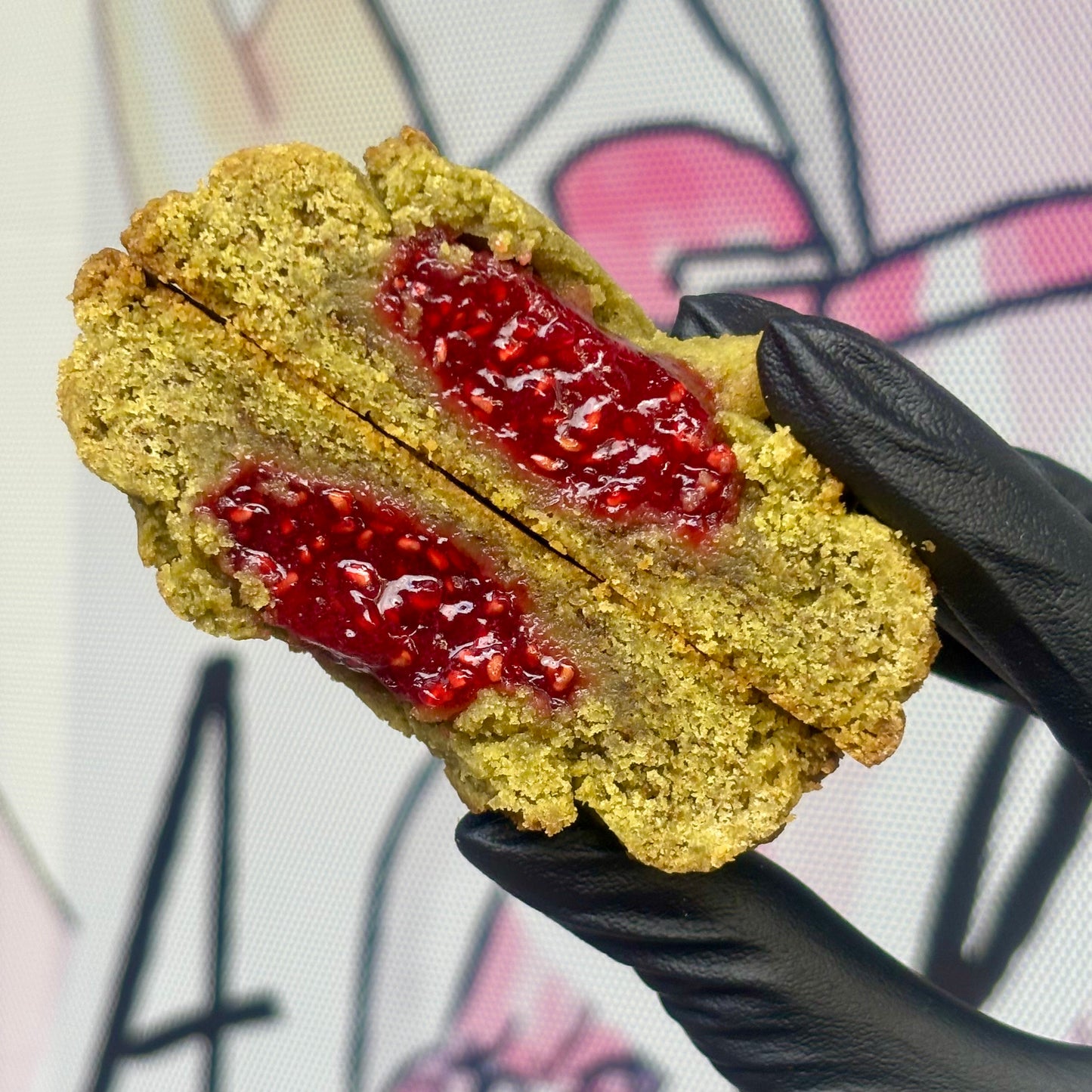 COOKIE FLAVOUR OF THE WEEK: Strawberry Matcha