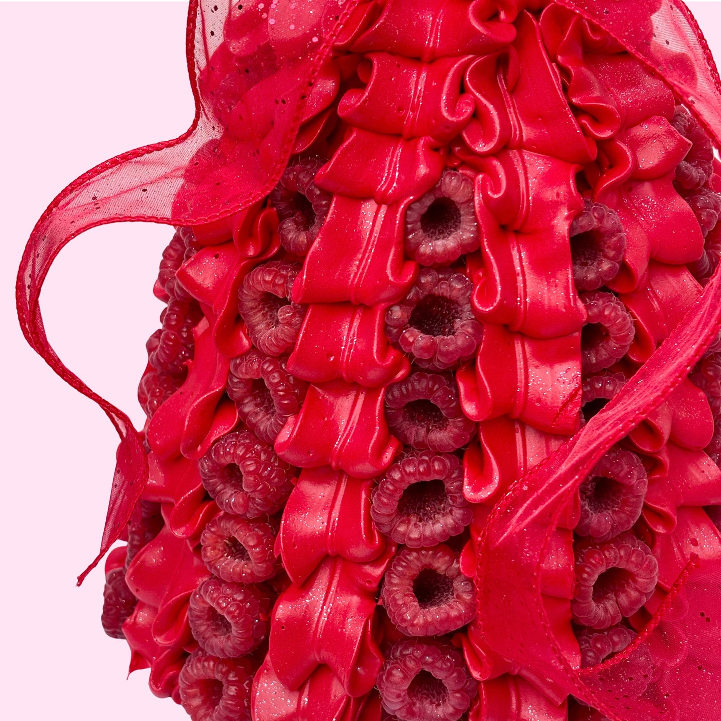 Raspberry Ruffle Cake