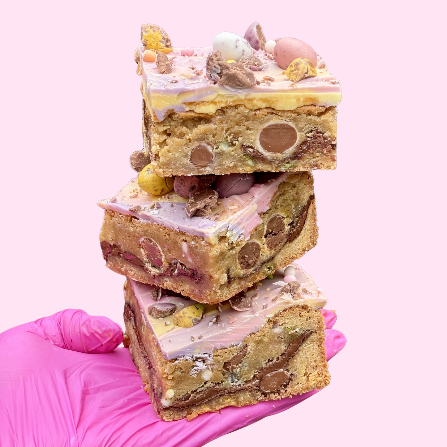 Nutella & Mini Egg Blondie