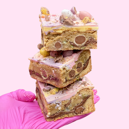 Nutella & Mini Egg Blondie