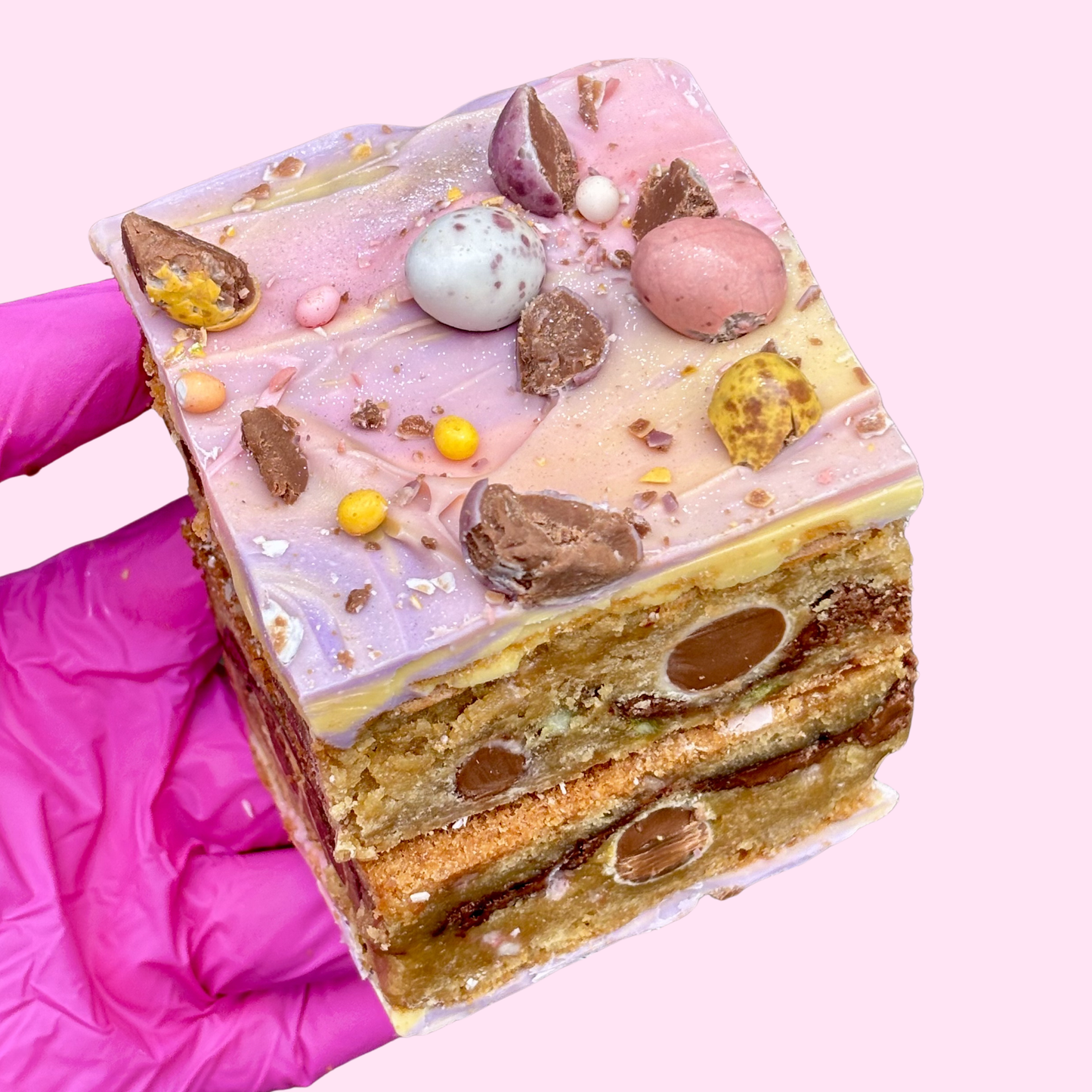 Nutella & Mini Egg Blondie