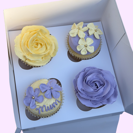 Mum's Floral Garden Cupcakes