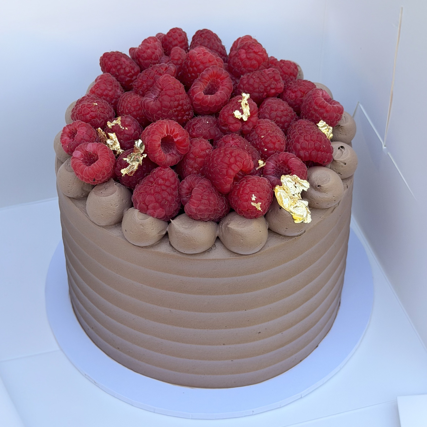 Chocolate Raspberry & Cream Cake