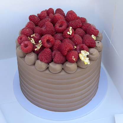 Chocolate Raspberry & Cream Cake