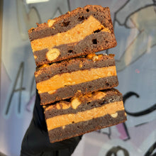 Load image into Gallery viewer, Peanut Butter Choc Fudge Brownie
