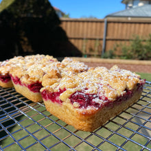 Load image into Gallery viewer, Raspberry Crumble Slice
